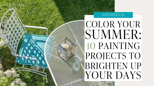 How to Paint your Outdoor Furniture: Summer Furniture & Decor Project Inspiration