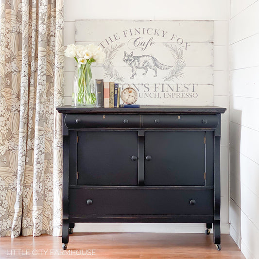 Empire Storage Cabinet with Casters in "Liquorice"