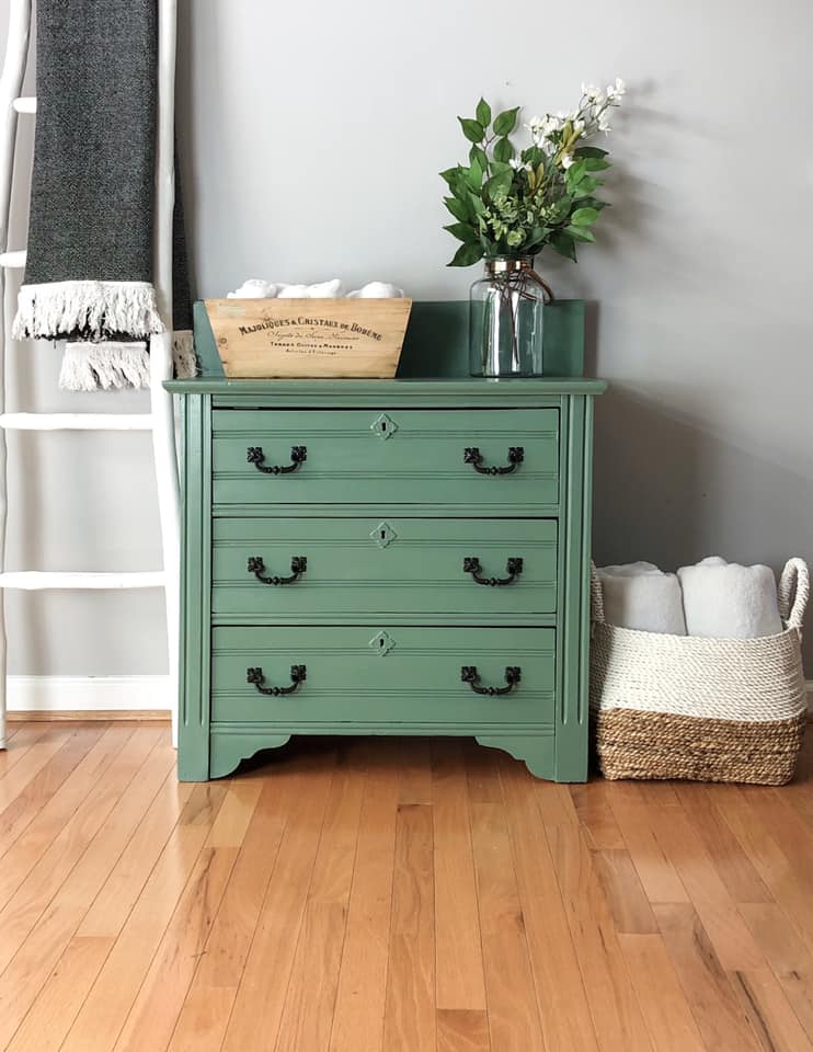 Petite Dresser/Cabinet in "Hollow Hill" mixed with "Happy Hour"