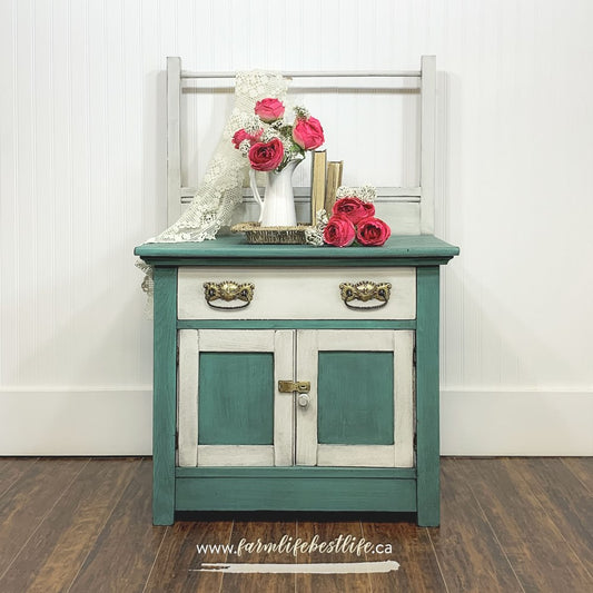 Small Storage Cabinet/Table in "Wanderess" and "Vanilla Frosting"