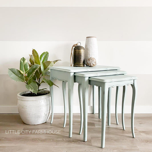 Decorative Nesting Tables in "Happy Hour"