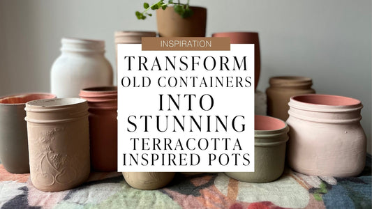 Transform Old Containers into Stunning Terracotta-Inspired Pots