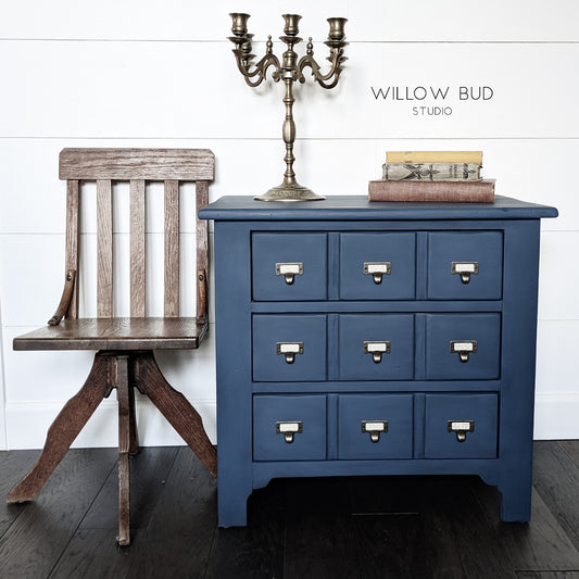 Hall/Foyer Accent Table in "Peacoat" with "Antiquing Wax"