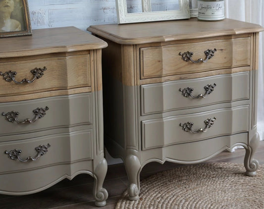 Nightstands in "Driftwood"