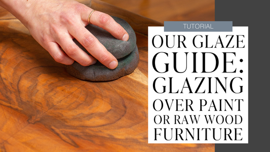 How to Use Furniture Glaze on Painted or Raw Wood Furniture: A Step-by-Step Tutorial