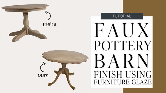 Create a Faux Pottery Barn Finish with Country Chic Paint