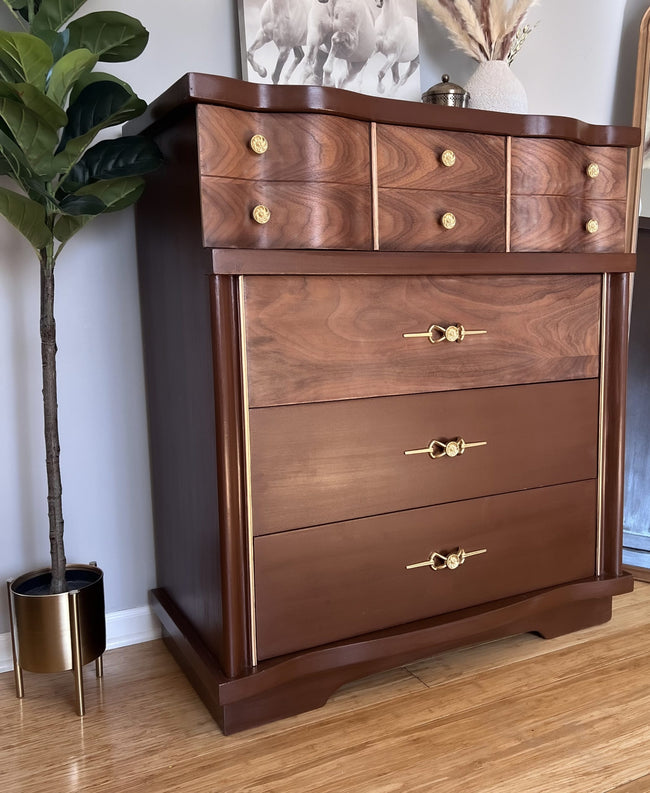 Dresser in "Leather Bound"