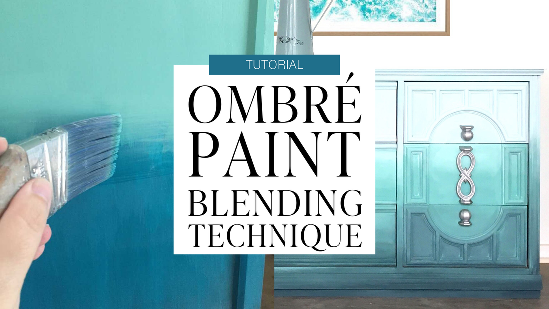 How To Paint Ombré Furniture With Furniture Paint