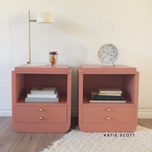 Accent Table in Peachy Keen