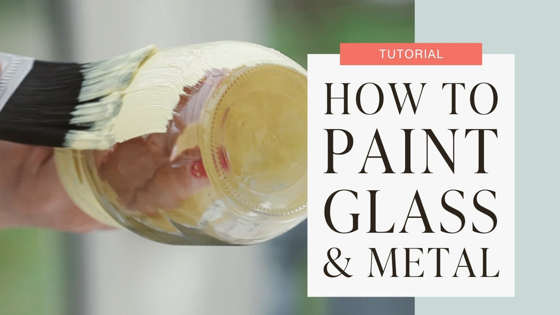 How to Paint and Distress Glass and Metal #DIY #furniturepaint #paintedfurniture #paint #masonjar #distressing #distress #homedecor #craft - blog.countrychicpaint.com