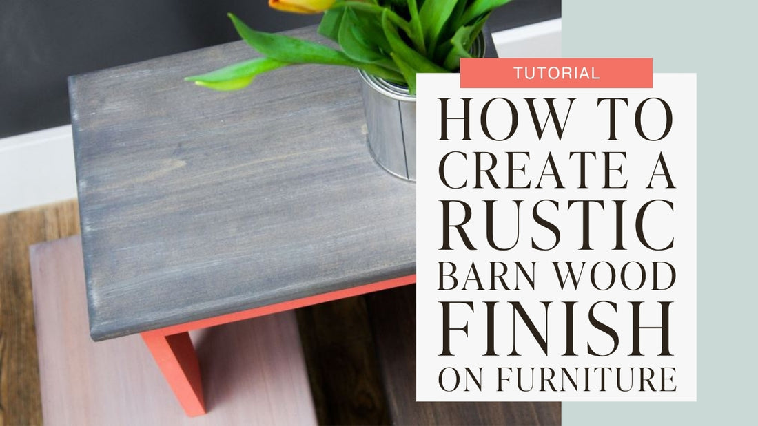 How To Create a DIY Rustic, Grey-Stained Finish on Furniture #DIY #raw #wood #stain #glaze #furniturepaint #paintedfurniture #chalkpaint #wax #hempoil #drybrush #howto #video #tutorial #countrychicpaint - blog.countrychicpaint.com