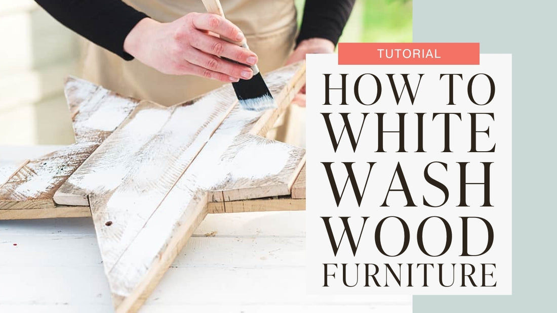 How To White Wash Wood Furniture