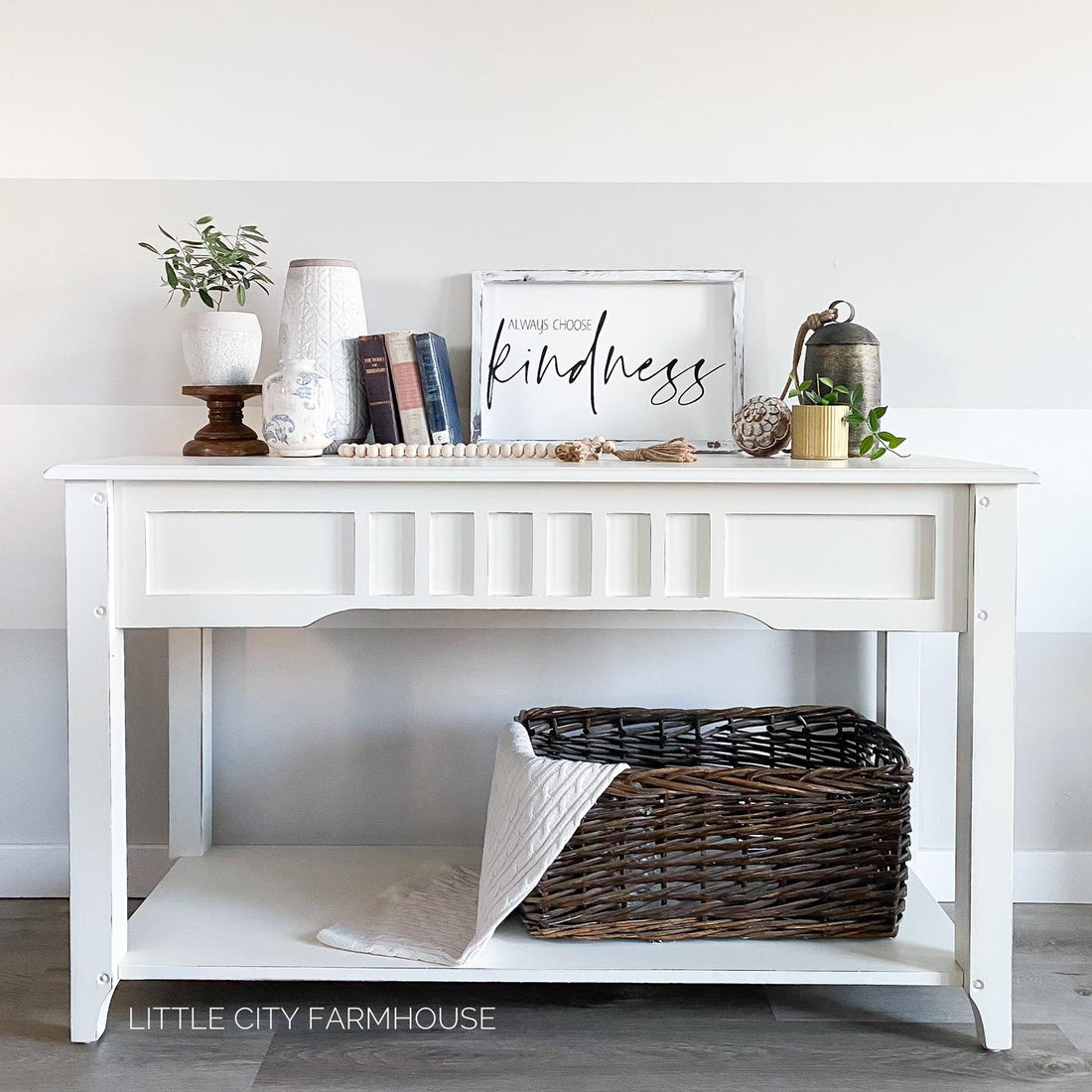 Console/Accent Table in "Vanilla Frosting"