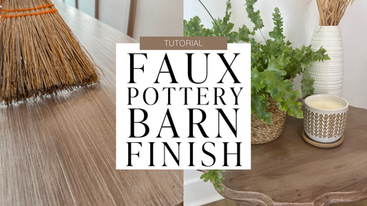 Create a Faux Pottery Barn Finish with Country Chic Paint