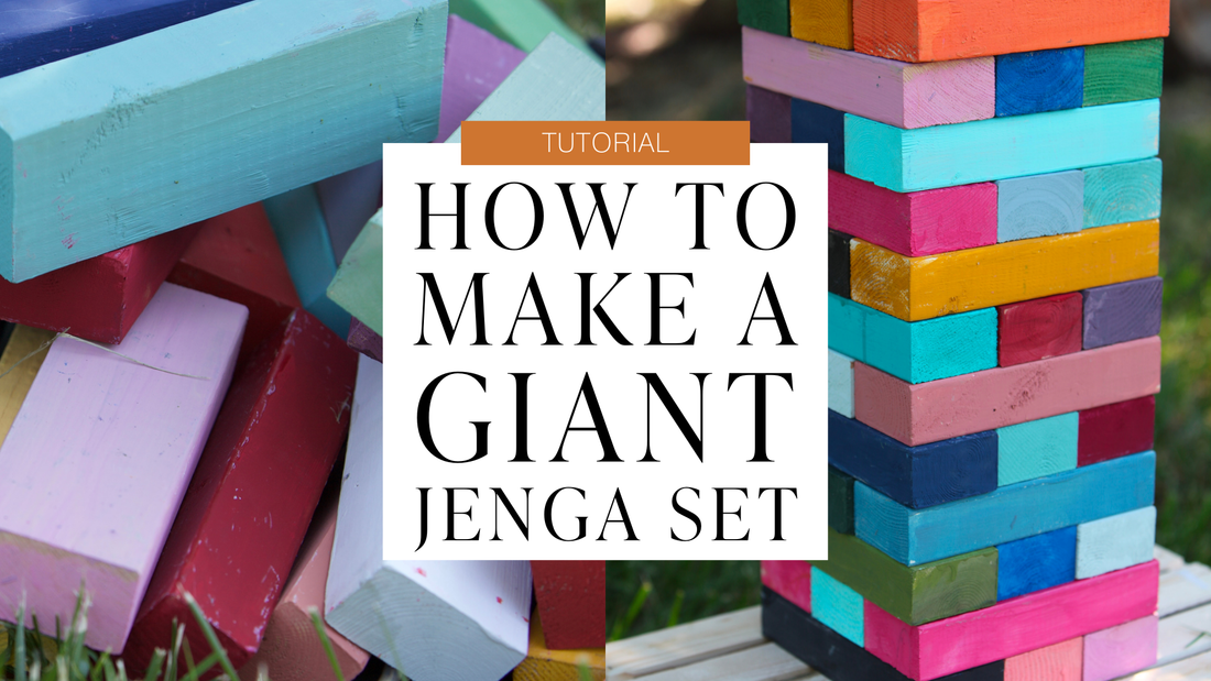 DIY Painted Jenga Set