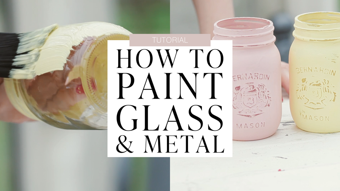 How To Paint Glass and Metal