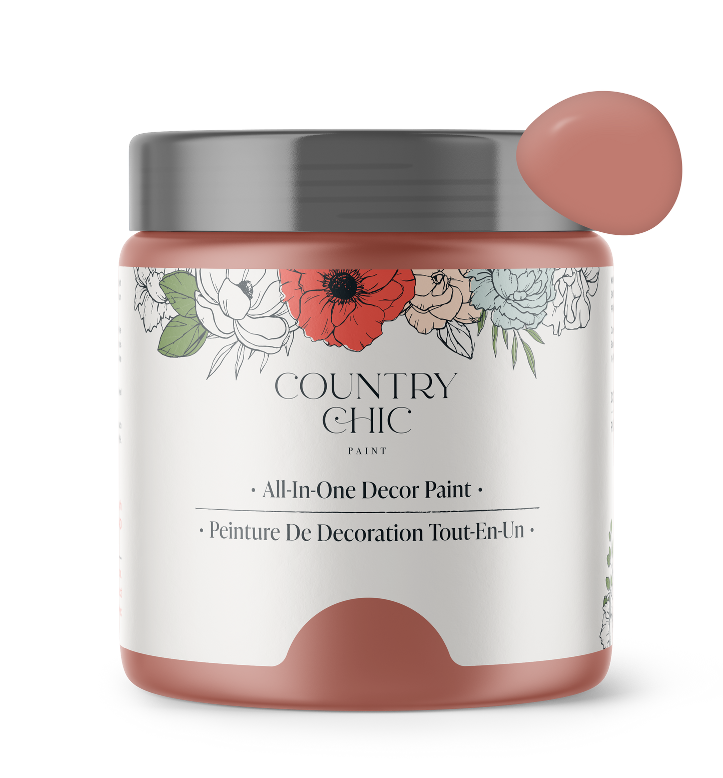 Peachy Keen - Chalk Style Paint for Furniture, Home Decor, DIY, Cabinets, Crafts - Eco-Friendly All-In-One Paint