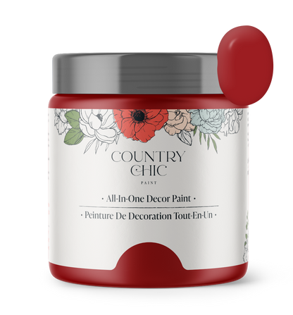 Poppy - Chalk Style Paint for Furniture, Home Decor, DIY, Cabinets, Crafts - Eco-Friendly All-In-One Paint