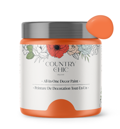 Persimmon - Chalk Style Paint for Furniture, Home Decor, DIY, Cabinets, Crafts - Eco-Friendly All-In-One Paint