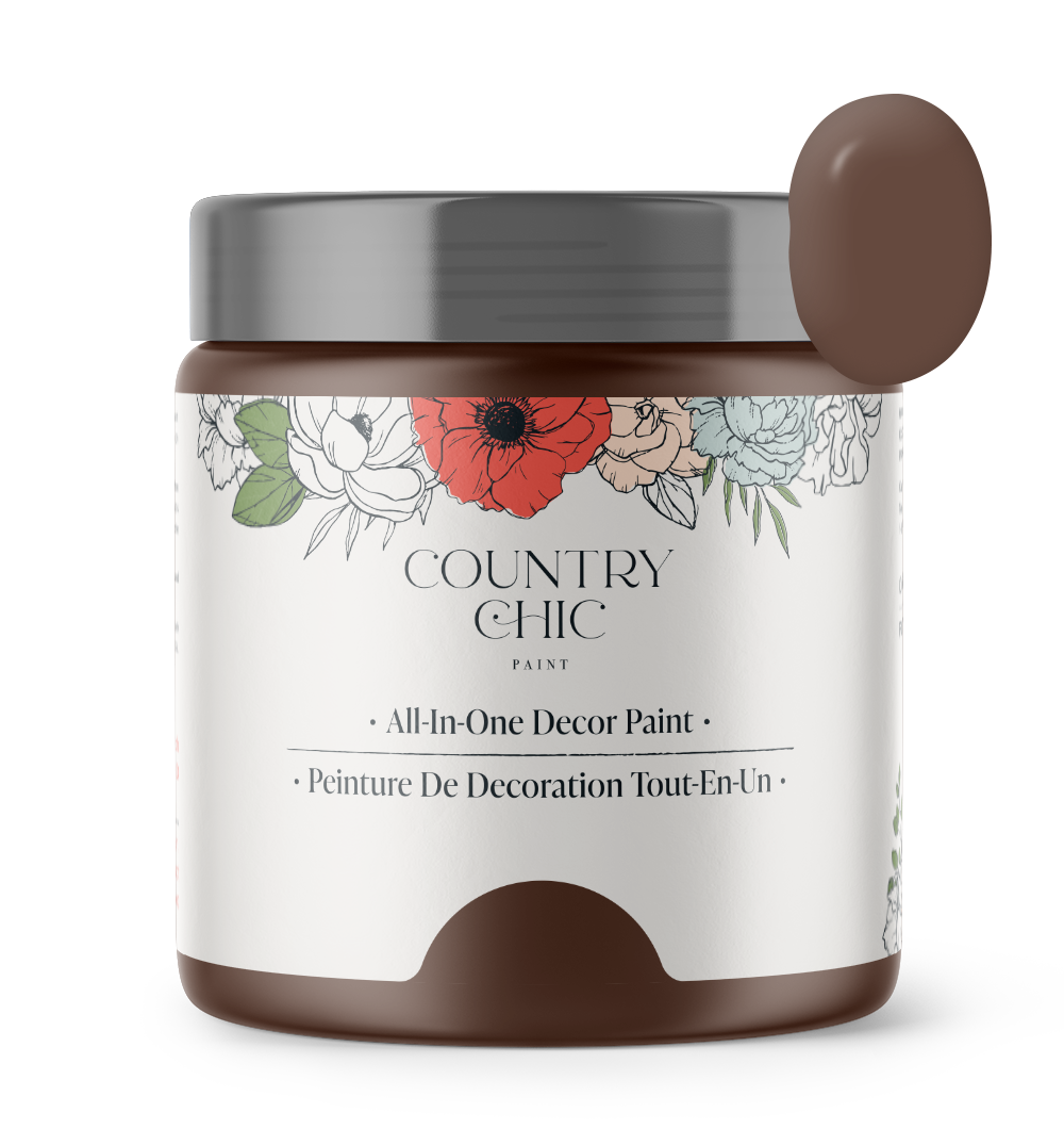 Leather Bound - Chalk Style Paint for Furniture, Home Decor, DIY, Cabinets, Crafts - Eco-Friendly All-In-One Paint