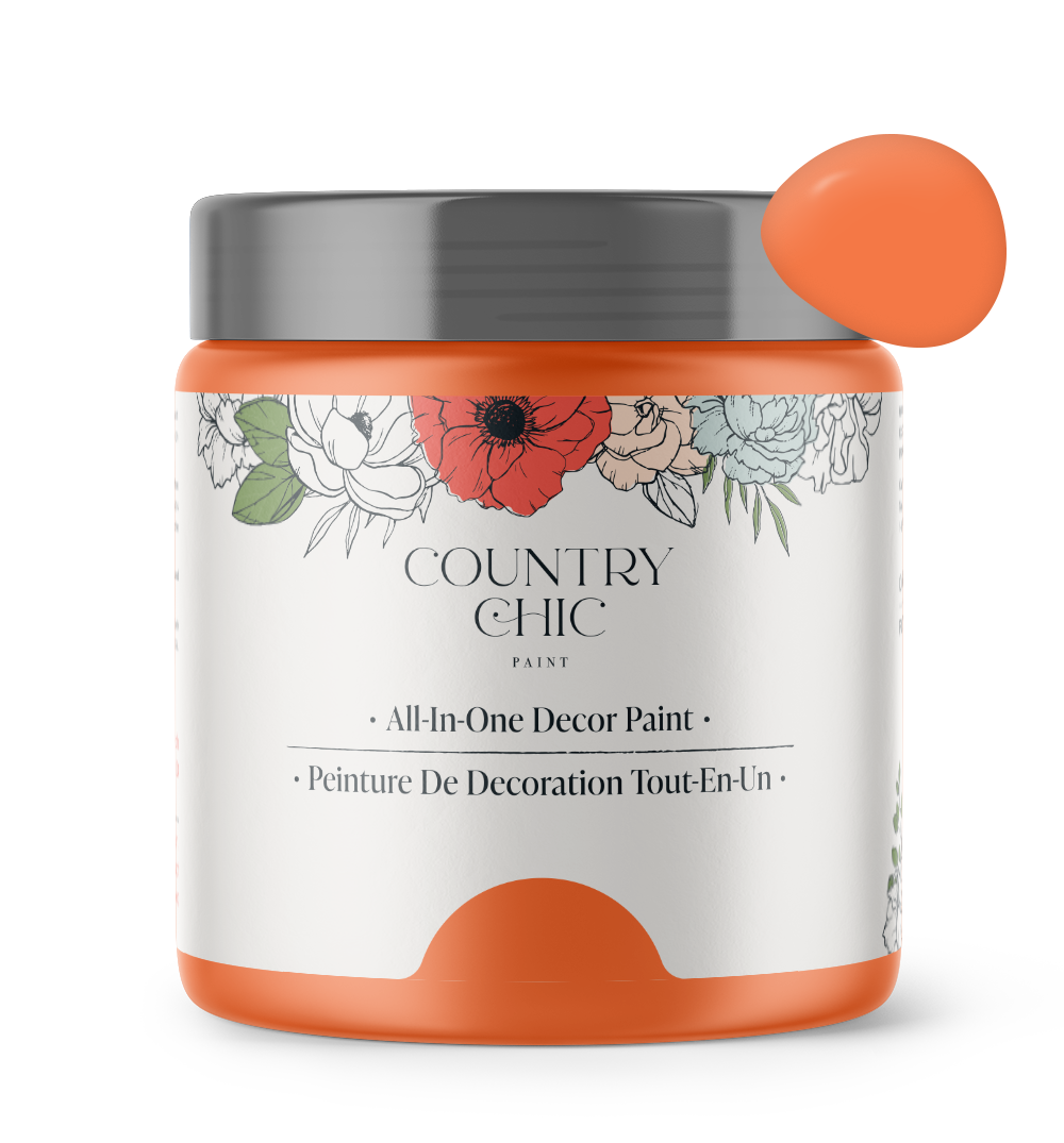 Persimmon - Chalk Style Paint for Furniture, Home Decor, DIY, Cabinets, Crafts - Eco-Friendly All-In-One Paint