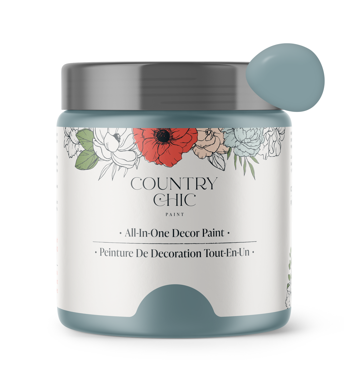 Nightfall - Chalk Style Paint for Furniture, Home Decor, DIY, Cabinets, Crafts - Eco-Friendly All-In-One Paint