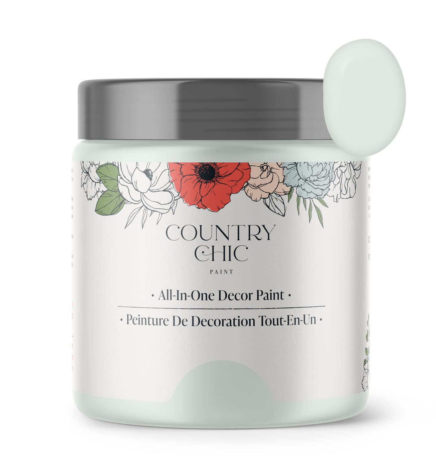 String of Pearls - Chalk Style Paint for Furniture, Home Decor, DIY, Cabinets, Crafts - Eco-Friendly All-In-One Paint