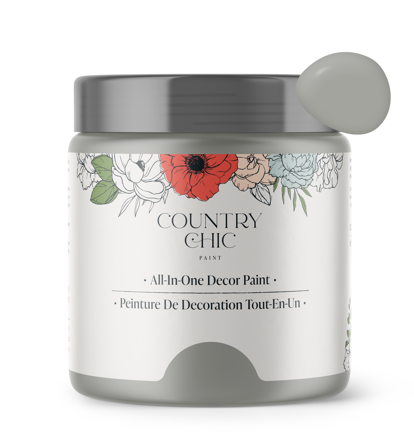 Pebble Beach - Chalk Style Paint for Furniture, Home Decor, DIY, Cabinets, Crafts - Eco-Friendly All-In-One Paint