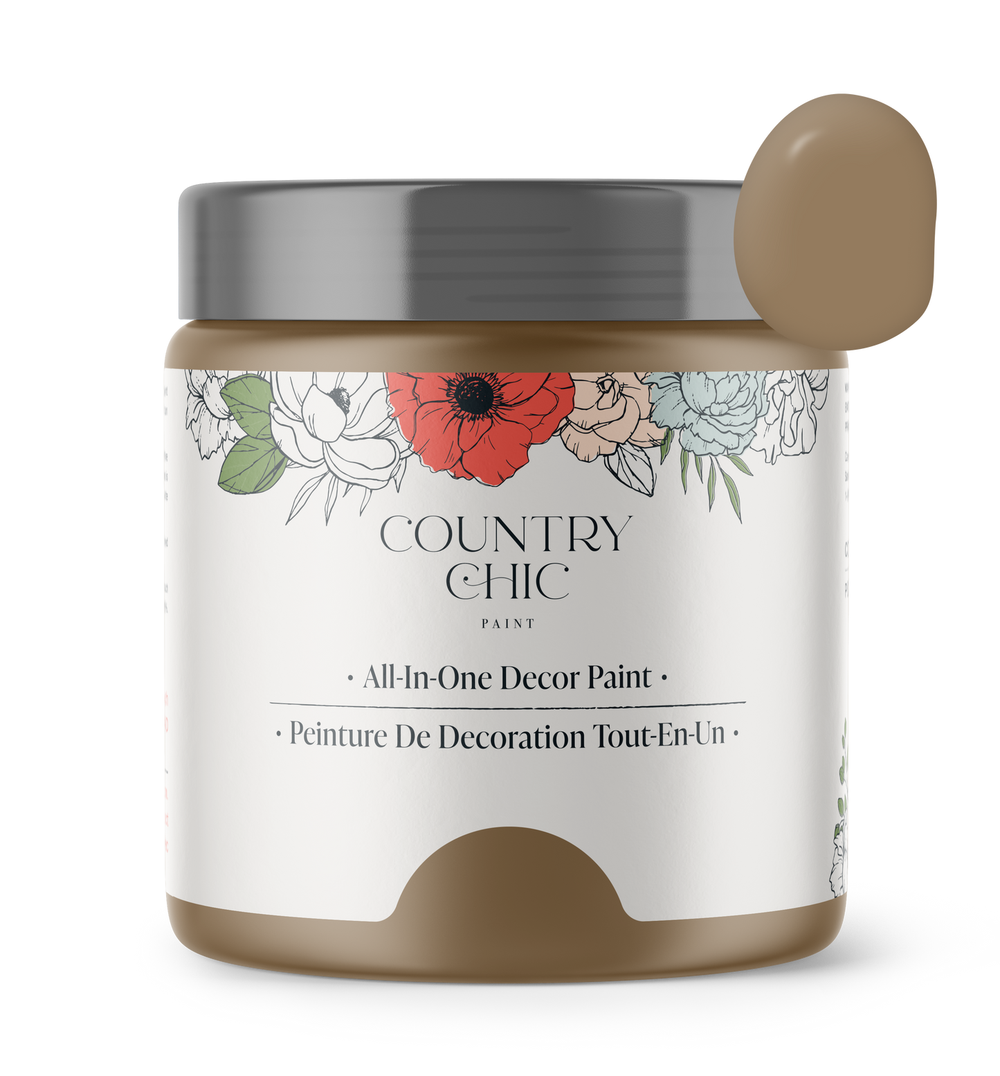 Driftwood - Chalk Style Paint for Furniture, Home Decor, DIY, Cabinets, Crafts - Eco-Friendly All-In-One Paint