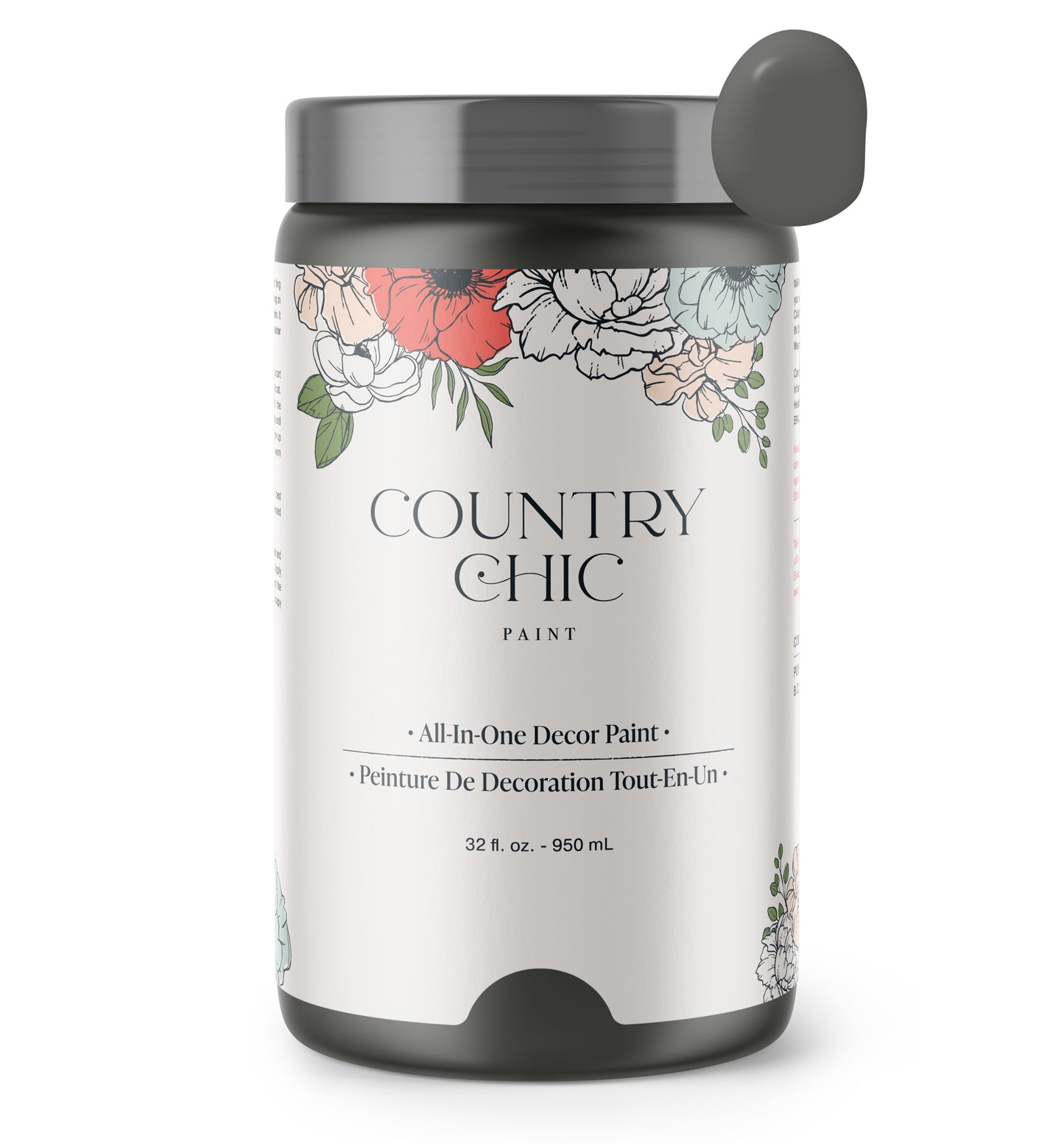 Rocky Mountain - Chalk Style Paint for Furniture, Home Decor, DIY, Cabinets, Crafts - Eco-Friendly All-In-One Paint