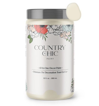 Vanilla Frosting - Chalk Style Paint for Furniture, Home Decor, DIY, Cabinets, Crafts - Eco-Friendly All-In-One Paint