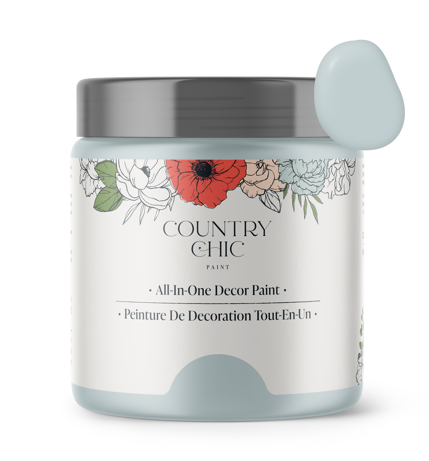 Belle of the Ball - Chalk Style Paint for Furniture, Home Decor, DIY, Cabinets, Crafts - Eco-Friendly All-In-One Paint