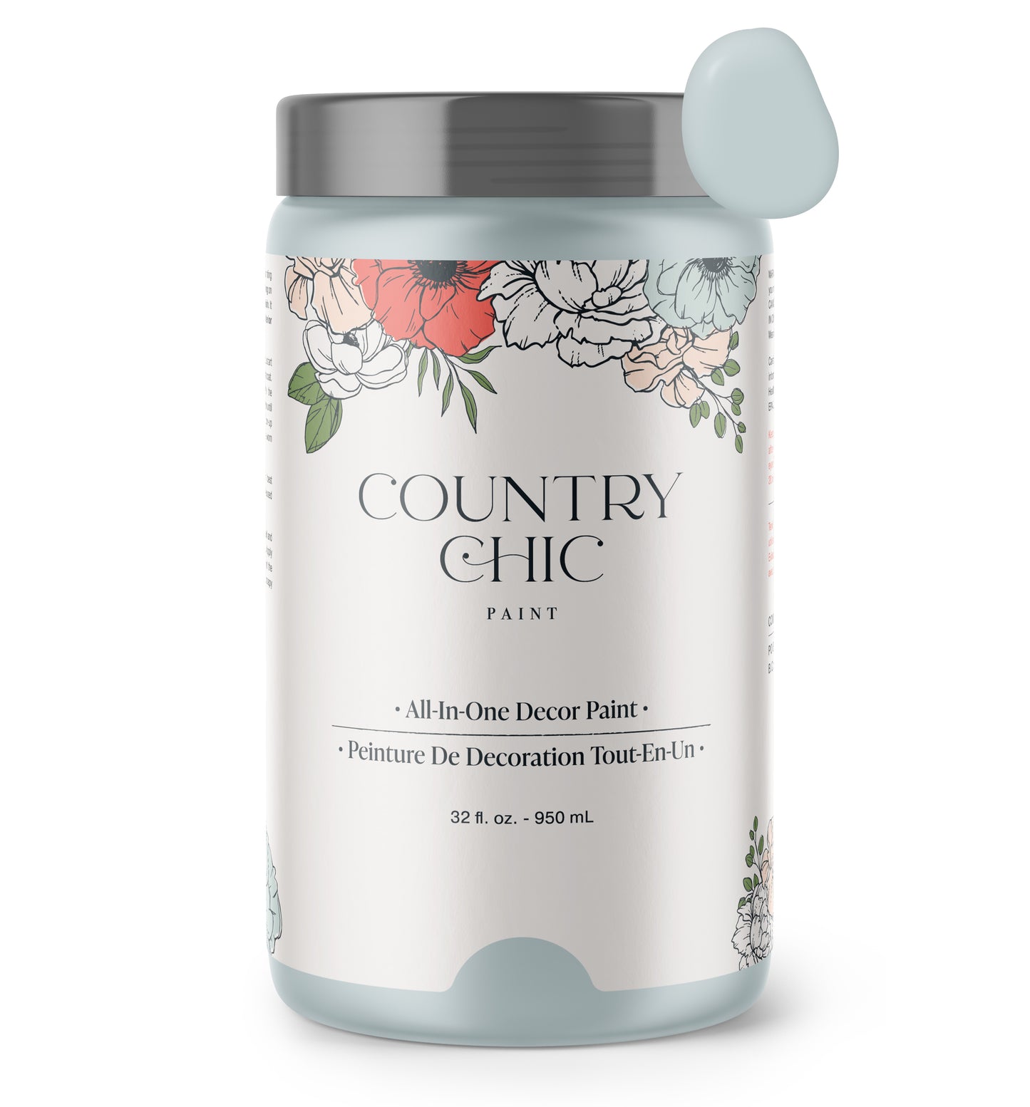 Belle of the Ball - Chalk Style Paint for Furniture, Home Decor, DIY, Cabinets, Crafts - Eco-Friendly All-In-One Paint