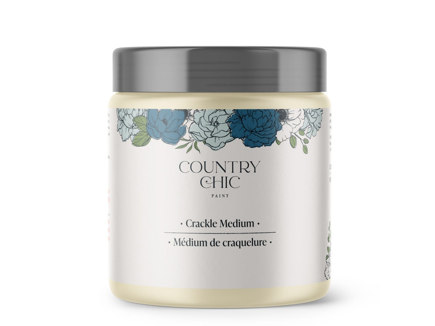 Jar of Country Chic Paint Crackle Medium on white background