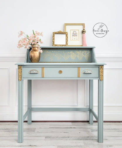 Muted light green chalk furniture paint Dune Grass by Country Chic Paint furniture example