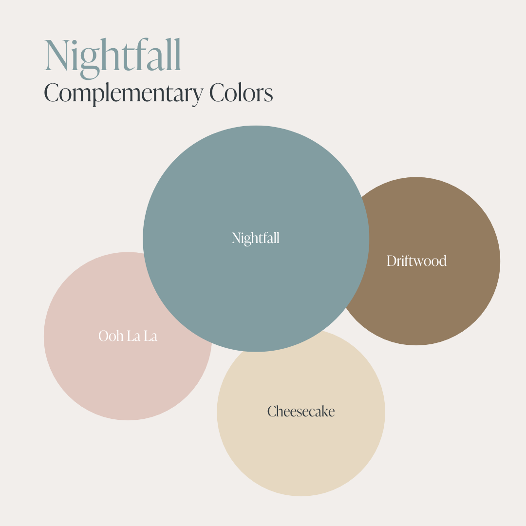 Showcasing Nightfall and complementary colors