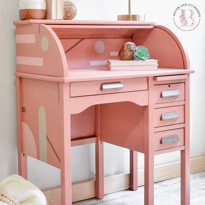 Clay salmon pink chalk furniture paint Peachy Keen by Country Chic Paint furniture example