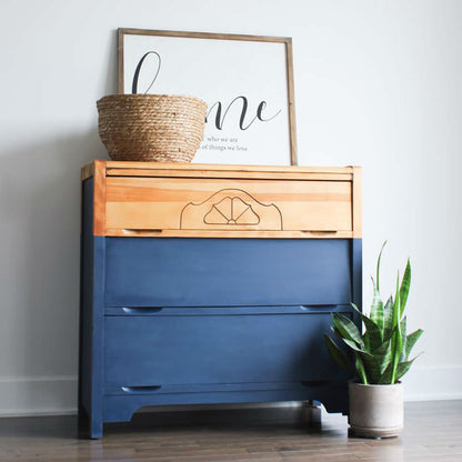 Deep navy blue chalk furniture paint Starstruck by Country Chic Paint furniture examples