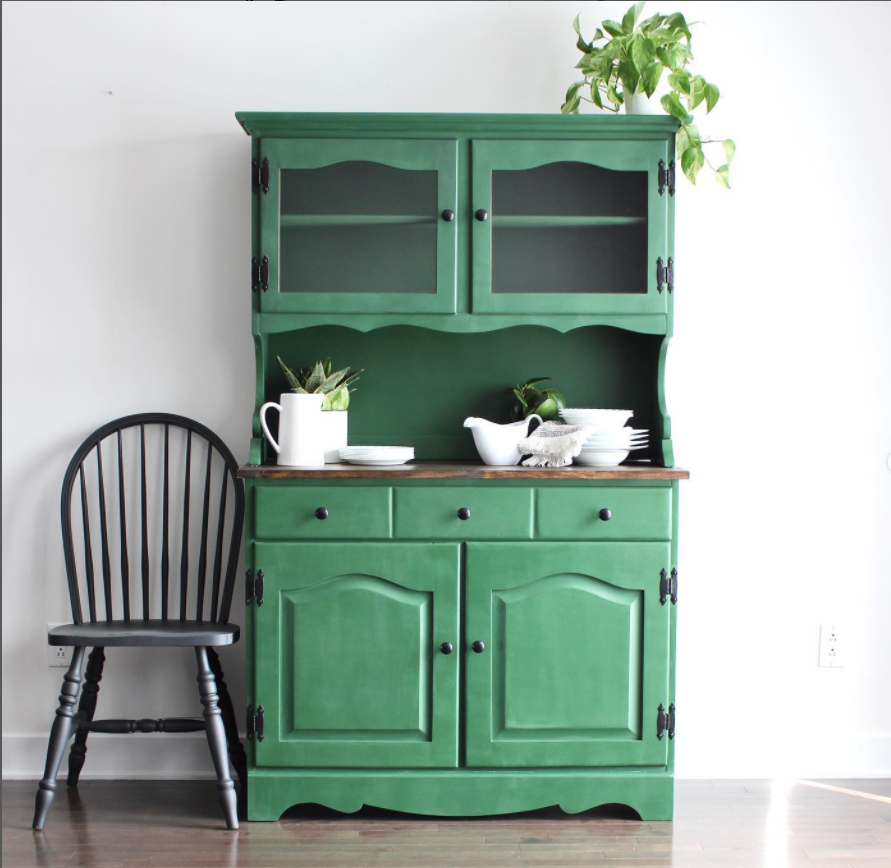 Emerald forest green chalk furniture paint Fireworks by Country Chic Paint furniture examples