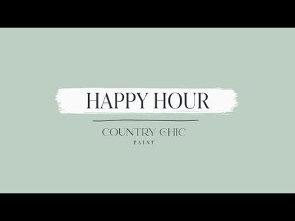 Happy Hour - Chalk Style Paint for Furniture, Home Decor, DIY, Cabinets, Crafts - Eco-Friendly All-In-One Paint