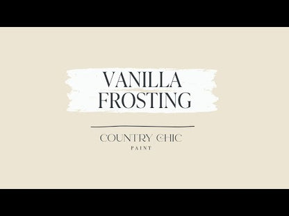 Vanilla Frosting - Chalk Style Paint for Furniture, Home Decor, DIY, Cabinets, Crafts - Eco-Friendly All-In-One Paint