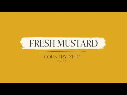 Fresh Mustard - Chalk Style Paint for Furniture, Home Decor, DIY, Cabinets, Crafts - Eco-Friendly All-In-One Paint